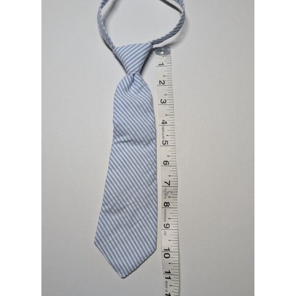 Janie and Jack Seersucker Necktie NWT Preppy Coastal Baby Toddler 0-24 months - Picture 8 of 8